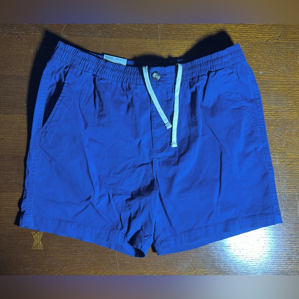 Men’s Large Crown & Ivy Blue Swim Trunks, 6” Inseam